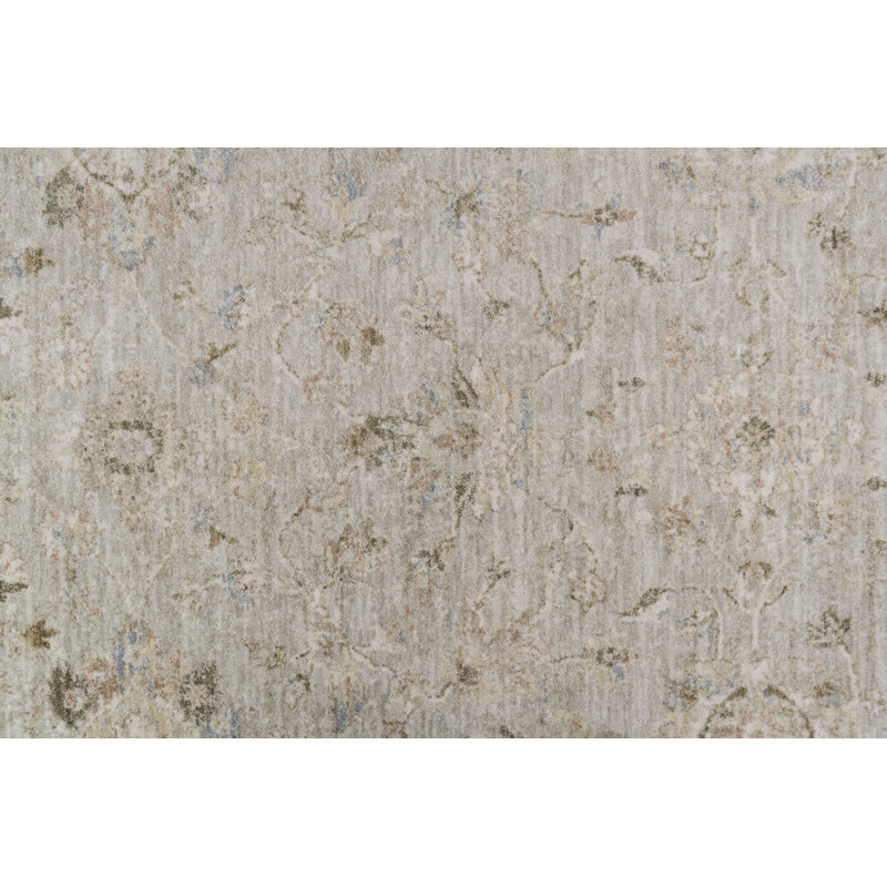 Stamey 12502-918 GREY/LT GREY/BEIGE, Runner 2'2" x 7'7"