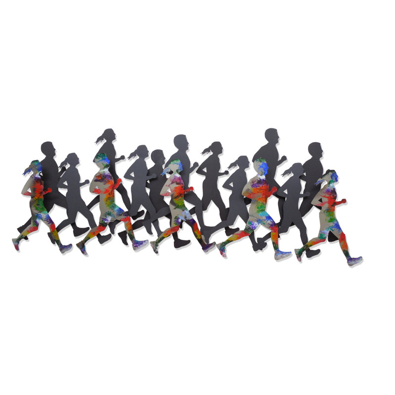Décoration murale en métal Runners