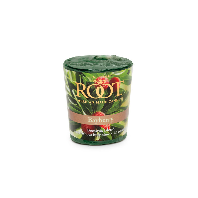 Bougie de votive bayberry à racine de parfum