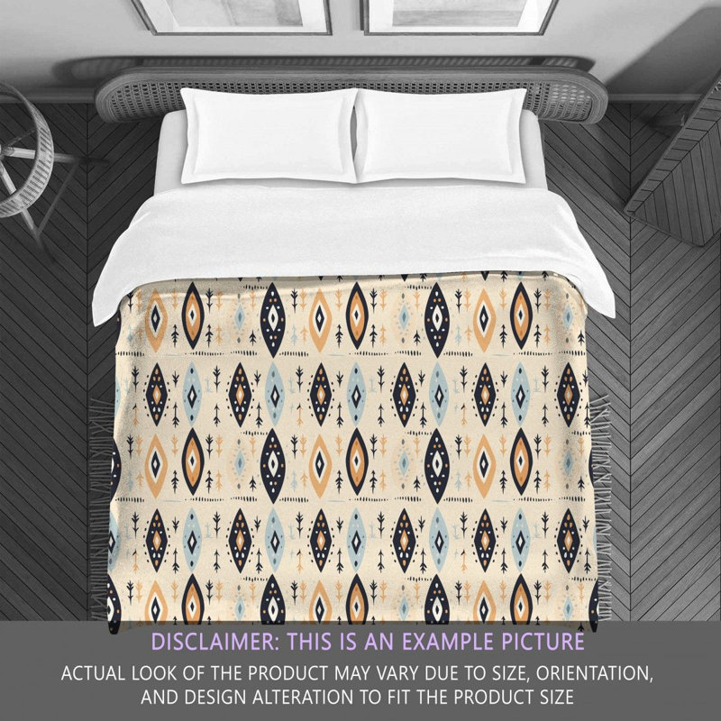 Tribal Diamond Bedding, Twin Extra Long Comforter