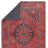 Machine Washable Harman Oriental Power Loom Polyester Area Rug in Red/Blue-68306748