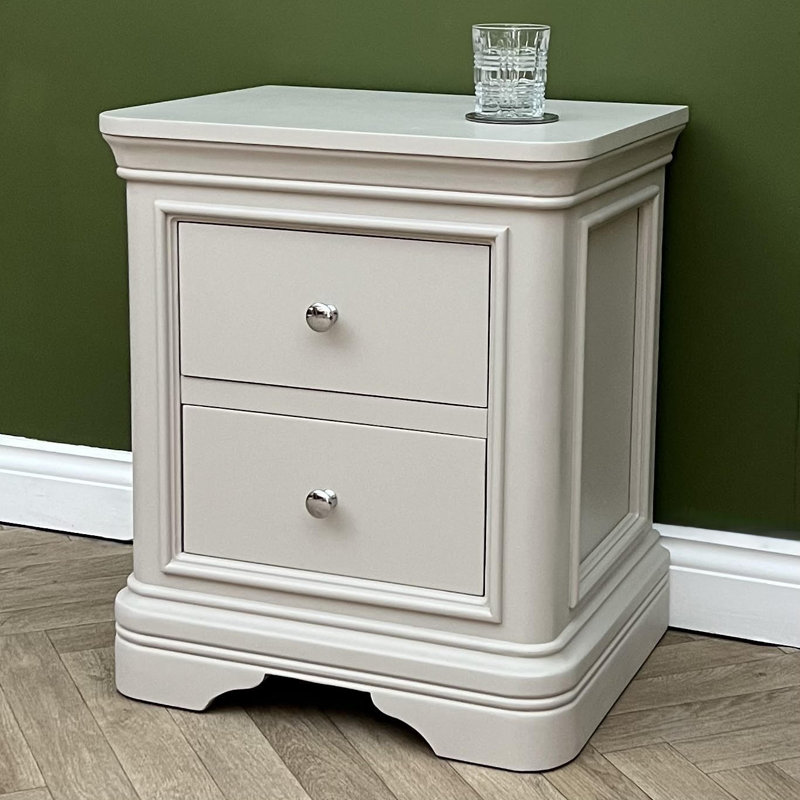 Rixensart 55cm W Manufactured Wood Bedside Table