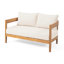 Table basse exotique en bois et avec coussins d'eau