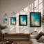 Aerial Forms Abstract - Framed Print-1284677436-1284677415