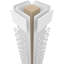Colonne de charpente moyenne carrée non effilée Craftsman-71081410