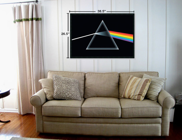 Pink Floyd Dark Side of the Moon Printed Patch 4 x 4