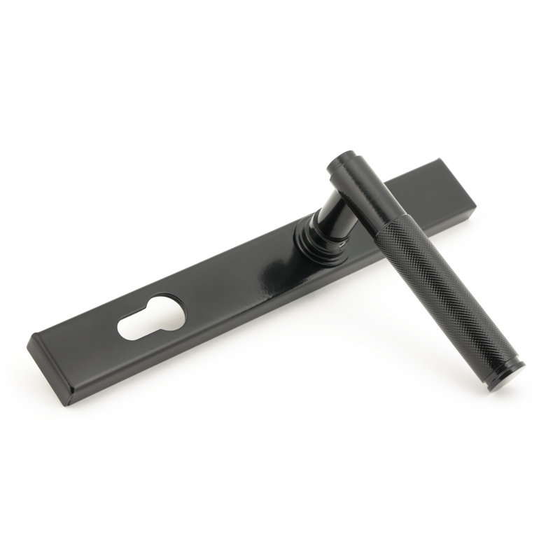 Brompton Lock Door Handle, Black