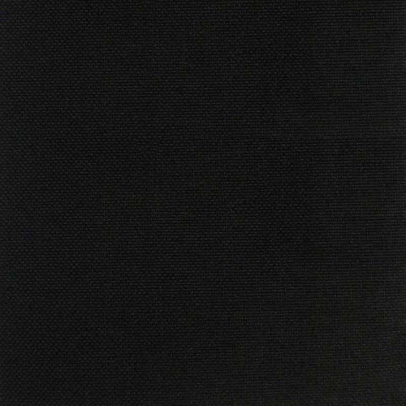 Tissu Cabo | Tissu d'extérieur uni | Couleur noire, Noir