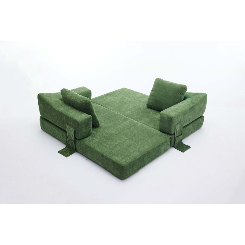 Canapé-lit pliable Minimalist, Vert