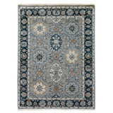 Antiquity Wool Oriental Area Rug in Gray