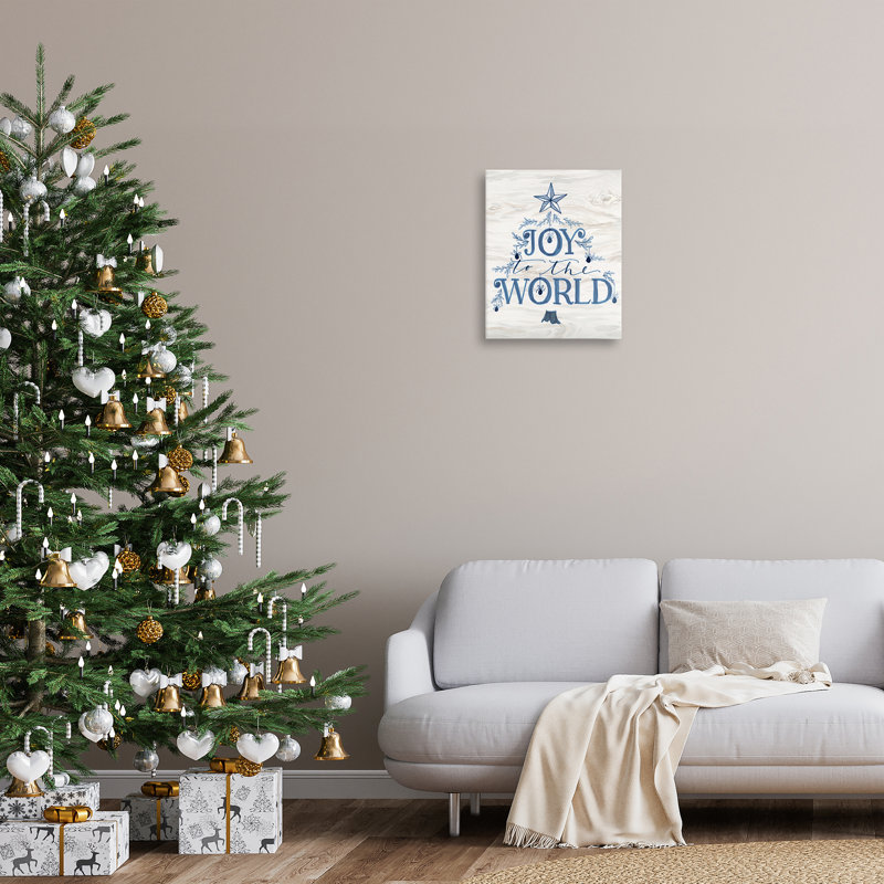 «Joy to World Tree», art mural sur toile par Kristen Brockmon, H 20 po x l 16 po