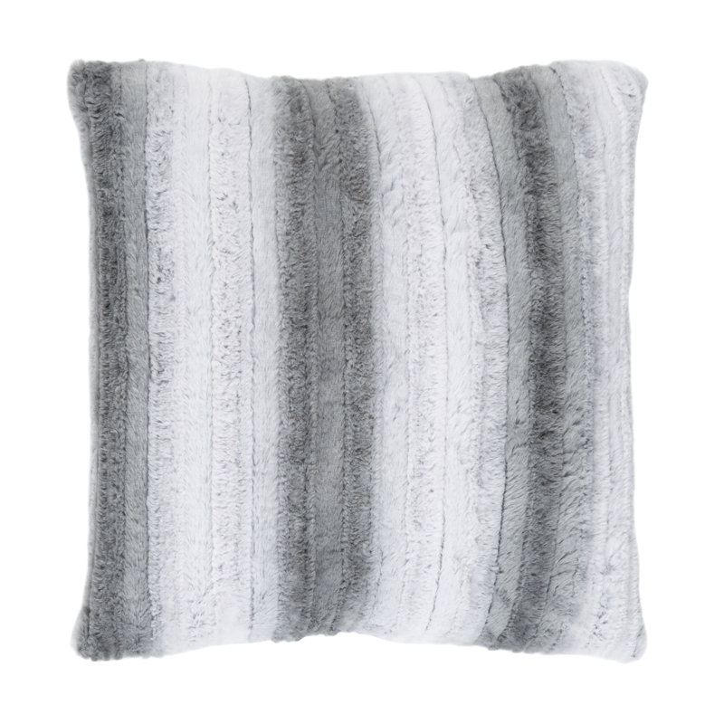 Elian Indoor Acrylic Throw Pillow, Gray/White