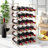 Sorbus 12 Bottle Stackable Copper Wine Rack 3-Tier-910859463