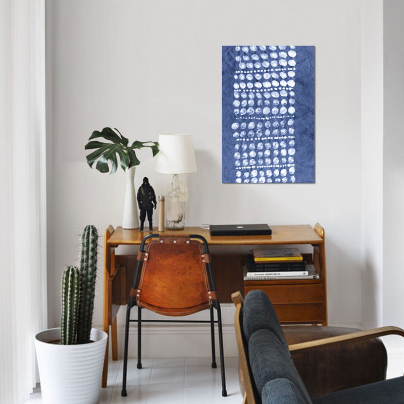 «Primitive Patterns VIII» par Renee Stramel, impression sur toile tendue, H 60 po x l 40po x P 1,5 po, Toile tendue