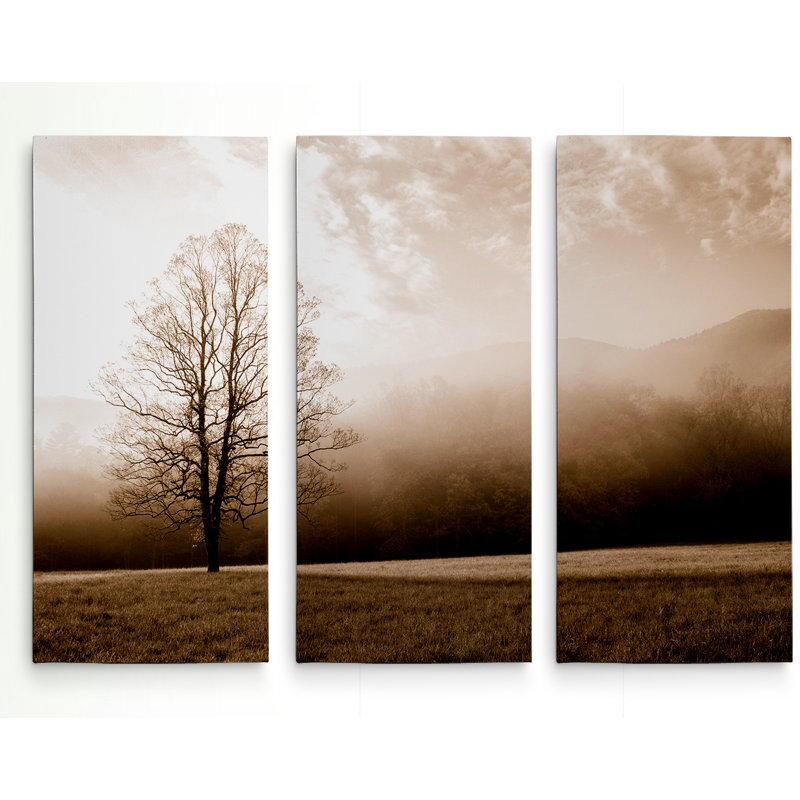 " Meadow Solace " 3 - Pieces, 32" H x 48" W x 1.5" D