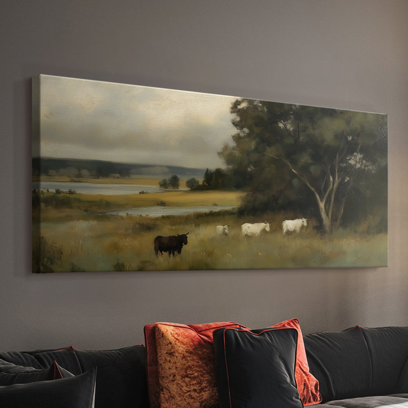 Série paysage - CVI - Toile tendue avec châssis - Prêt à accrocher, H 16 po x l 40 po