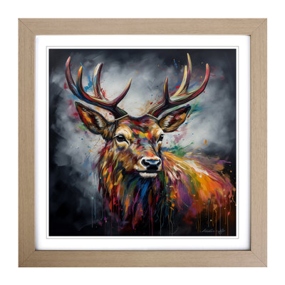 Stag No.1 - Framed Print