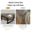 Table basse 51 po en verre massif-1880871047