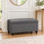 Banc de rangement avec repose-pieds capitonné 31 pouces-616398851