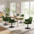 Lippa Performance Velvet Swivel Dining Armchair-105239674-105239667
