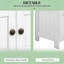 Armoire de salle de bain sous le lavabo de style moderne, armoire de rangement sur piédestal (lavabo de salle de bain non inclus)