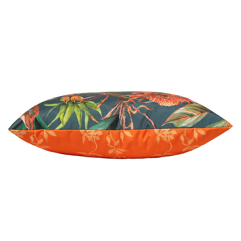 Indoor / Outdoor Floral Square Throw Cushion