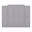 Lit plateforme pliable en bois avec garde-robe et tablette de rangement-983882526
