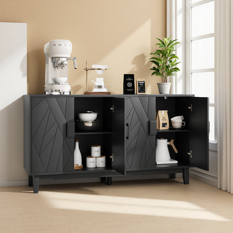 Modern Style Buffet Cabinet, Storage Side Cabinet Buffet Cabinet, Medieval Modern Multifunctional Decorative Cabinet Suitable