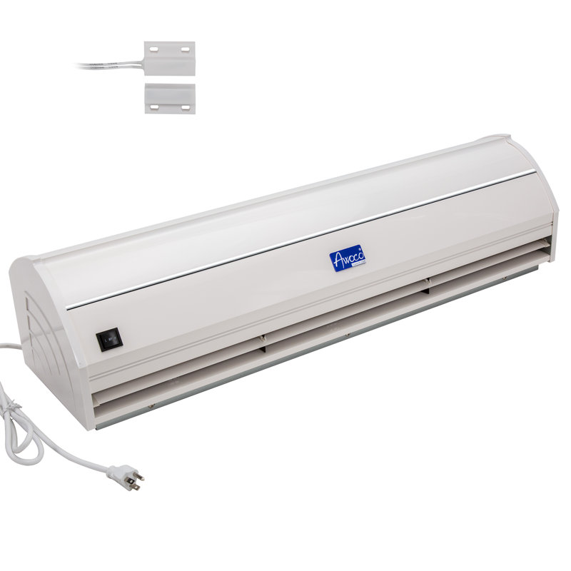 Elegant White Stainless Steel 42" Indoor Air Curtain