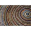 Antique Braided American Usa Allover Geometric Hand Knotted Pile Rug