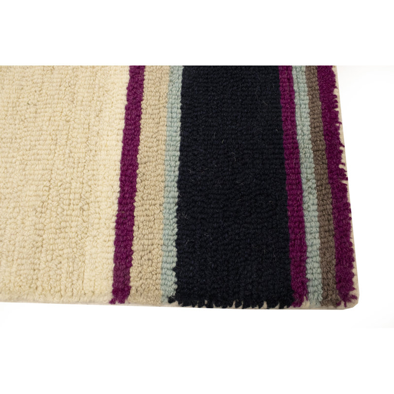 Tapis moderne multicolore touffeté à la main Mishaila