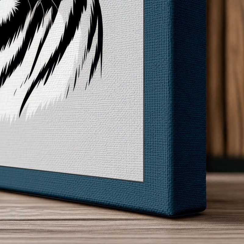 Print, 36x24 - 91.4 x 61.0 cm, Teal Border