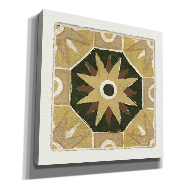 «Moroccan Tile Pattern VI» par Stellar Design Studio, art mural sur toile, H 18 po x l 18 po x P 0,75 po