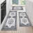 Bohemian Vintage 3-Piece Kitchen Rug Set, Non-Slip Washable Soft Kitchen Mats