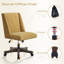 Chaise de bureau pivotante en chenille Mellins-2059433331