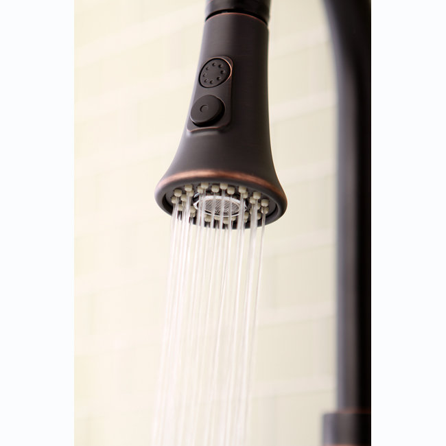 Kingston Brass Made To Match 2-Function Pull-Down Kitchen Faucet Sprayer