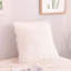 Evers White Square Cushion Cover