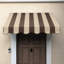 Store fixe Awntech San Francisco, 133 cm x 41 cm x 76 cm, rayures brun/beige-28213211-113767700
