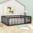 Hendrelino Wooden Daybed Frame with Guardrail-1132318929-1132318935