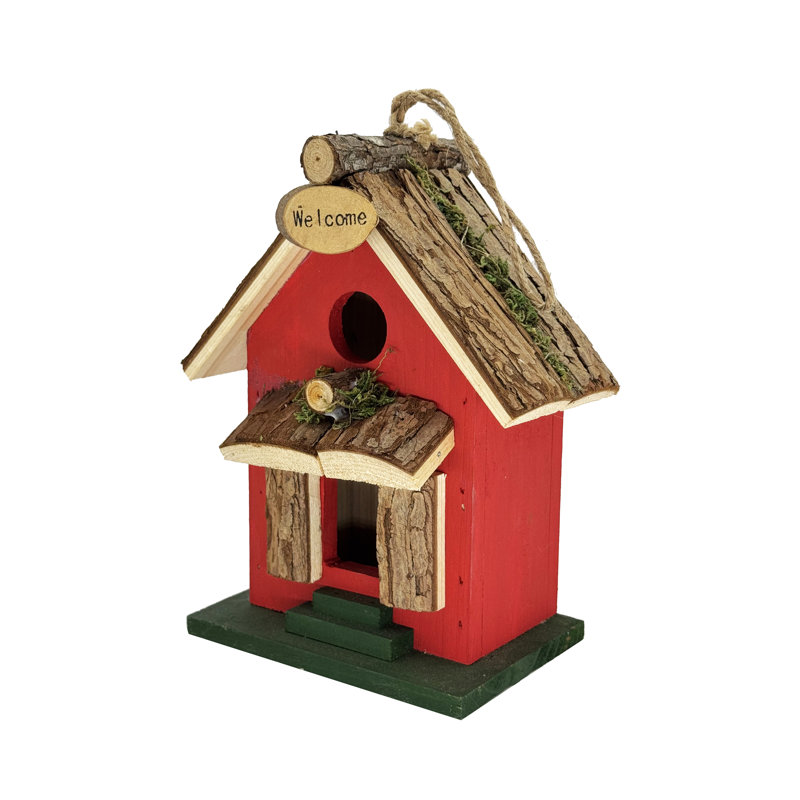 Maison d'oiseaux rustique
