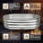 Rectangular Galvanized Steel Fire Ring Pit/Raised Garden Bed Kit