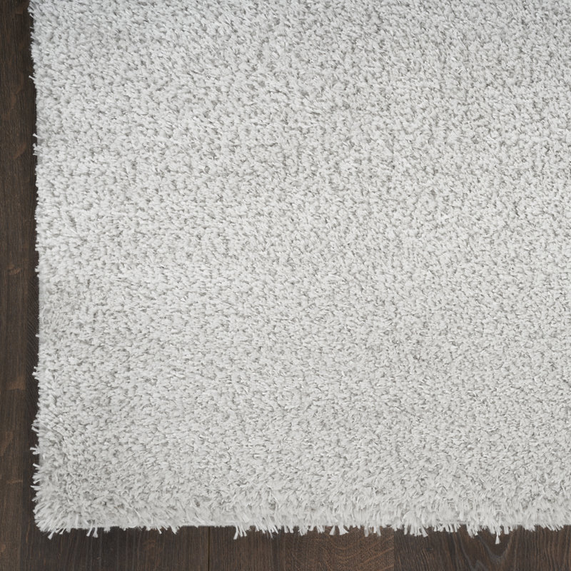 Tapis argenté à poils longs Casmin Pacific, Rectangle 5 pi 3 po x 7 pi 3 po
