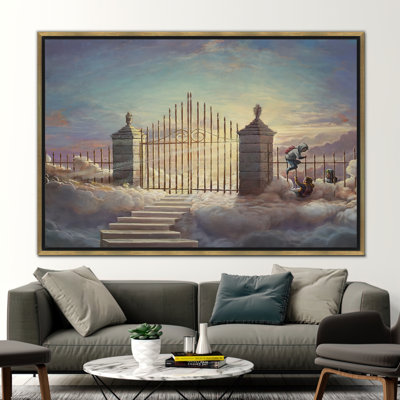 Banksy Pearly Gates, Street Wall Decor, Graffiti Wall Decor, Banksy Wall Decor, Abstract Art, Pearly Gates Children Artwork,