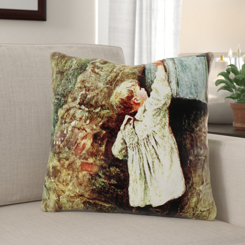 Coussin rétro Eisenhart, Intérieur, Microsuède
