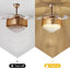 Gold Crystal Ceiling Fan With Lights, 3 Colour Dimmable, Remote Control, Quiet Flush Mount For Bedroom-35026026