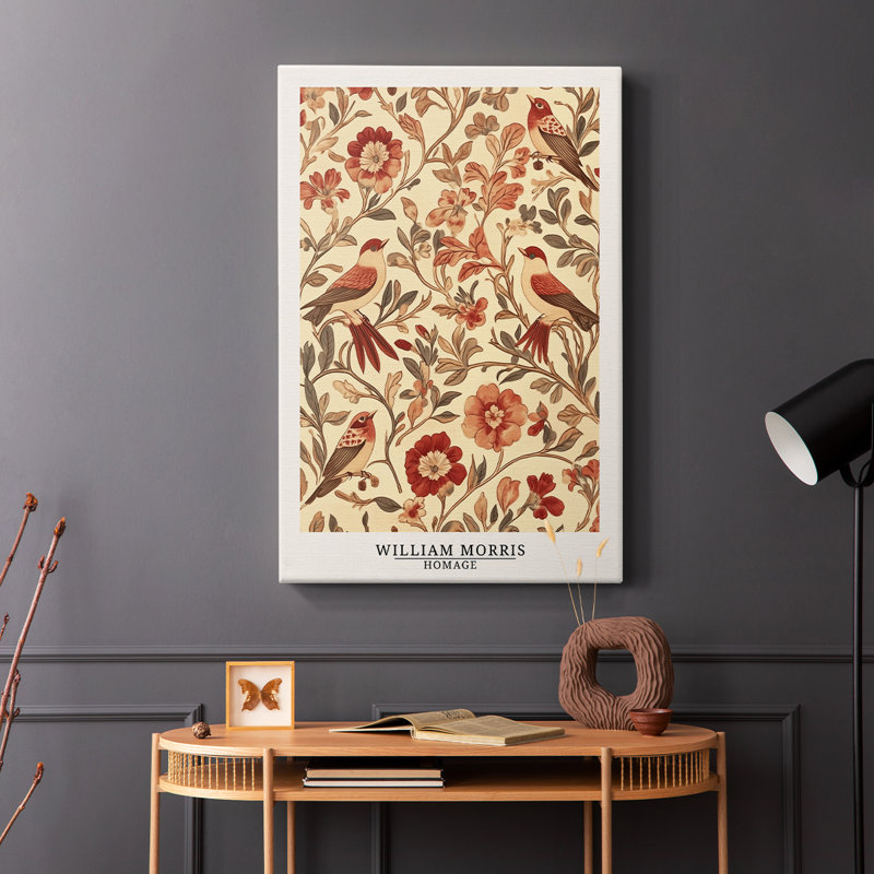 Wm Morris Series Cxxi -Galerie enveloppée Cavas, H 18 po x l 12 po