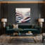 «Thanksgiving Family blessing verses», art mural sur toile beige-825077817