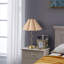 Lampe de table en spirale dorée 21,25 po avec abat-jour plissé festonné-117479919-117479920