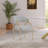 17.72'' H Upholstered Metal Armchair-360663309-360663296