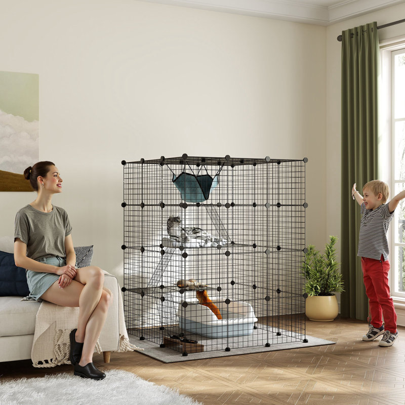 Portable Cat, 140" H x 105" W x 105" D